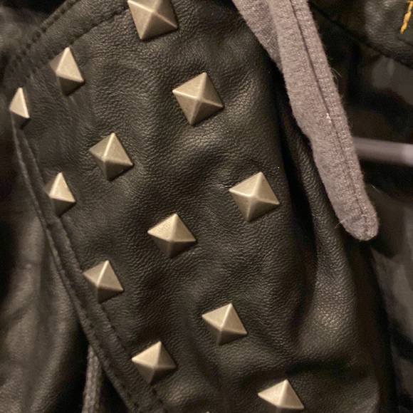 Faux Leather Moto Jacket - Picture 8 of 10